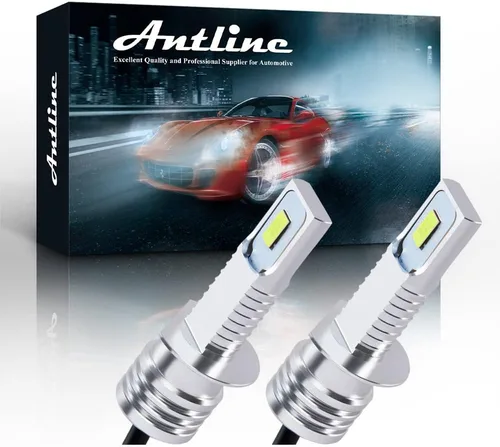 Miniatura 23 de Antline Bombilla LED H1 súper brillante, versión 3570 CSP-Chips LED antiniebla, repuesto DRL (paquete de 2)