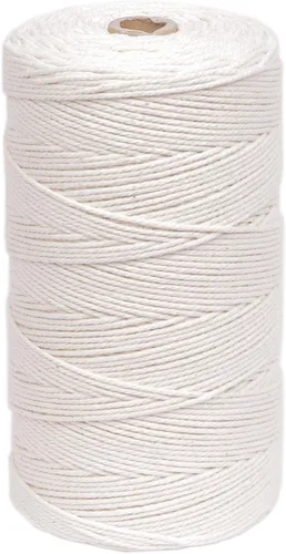 Miniatura 8 de Cuerda de algodón para carniceros de 656 pies, cuerda de cocina de 0.079 in, segura para alimentos para panaderos, carne y asado, envoltura