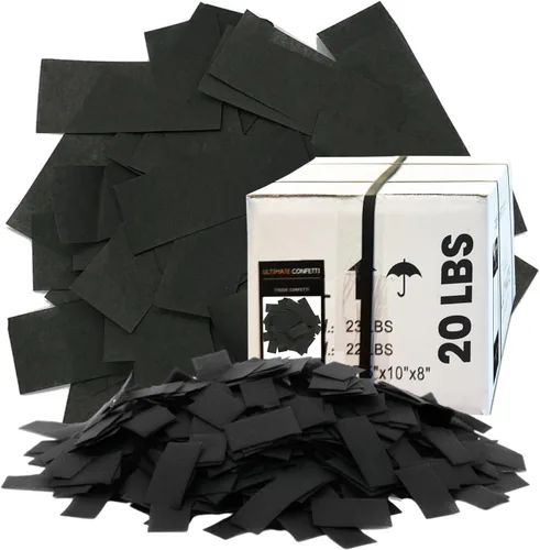 Miniatura 40 de Ultimate Confetti, Confeti Biodegradable Azul Bebé - Confeti de Papel de Seda Rectangular Revoloteante para Uso en Cañones y Lanzadores – Confeti