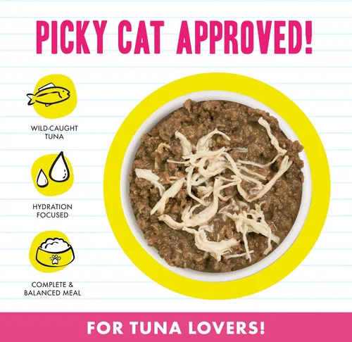 Miniatura 3 de Weruva BFF - Comida húmeda natural para gatos, atún y pollo 4 Eva en salsa, lata de 3 onzas, paquete de 24