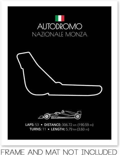 Miniatura 85 de Custom Car Posters Póster hecho a mano compatible con Autodromo Enzo e Dino Ferrari (Imola, Italia), póster de pista de carreras diseñado
