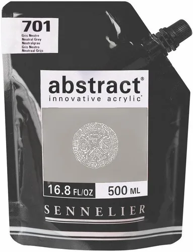 Miniatura 35 de SENNELIER Pintura acrílica abstracta innovadora para cuerpo pesado, bolsa de 16.9 fl oz, blanco titanio