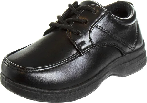 French Toast Zapatos para niños - Zapatos Oxford para niños, uniforme escolar, mocasín, iglesia, zapatos de vestir sin cordones de piel sintética