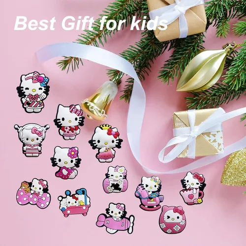 Miniatura 5 de Dijes para zapatos de cocodrilo, accesorios para decoraciones para niñas, niños, adultos, mujeres, recuerdos de fiesta, Vinilo, No es una piedra