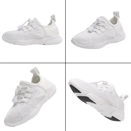 Miniatura 4 de YYXMS Zapatos de fibra óptica para niños y niñas, tenis iluminados para niños, zapatos intermitentes con carga USB para Navidad, festivales
