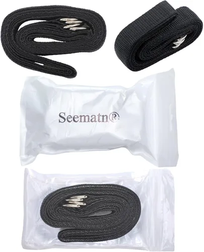 Miniatura 2 de Seematn Web - Cinturón de fútbol de 52 pulgadas, cinturón de fútbol con anillo en D para hombres, mujeres, jóvenes, niños y niñas