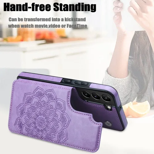 Miniatura 4 de MMHUO Funda protectora para Samsung Galaxy S22 5G (2022), color morado