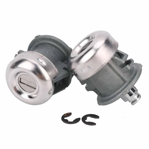 Miniatura 6 de Cilindro de cerradura de puerta con juego de llaves compatible con Ford F150 1997-2011 F250 1997-99 F350 Super Duty 1998-2016 - Sustituye a