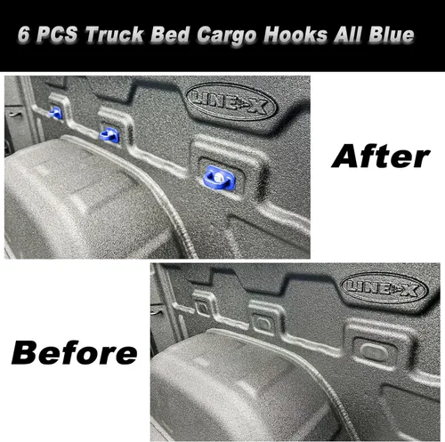Miniatura 3 de 6 anclajes de amarre para caja de camioneta para Chevy Silverado/GMC Sierra Pickup 2007-2022 y Chevy Colorado/GMC Canyon 2015-2022