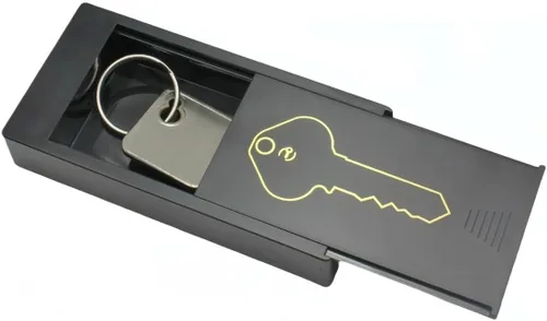 Oculta una llave fuera de la caja magnética para llaves – Seguro para llaves de emergencia, uso en automóvil y hogar, oculta una llave – Ocultador