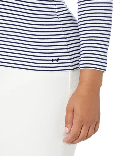 Miniatura 3 de vineyard vines Camiseta simple de cuello bote para mujer