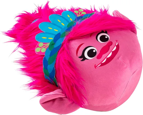 Miniatura 2 de Northwest Almohada Trolls Cloud, 11 x 11 pulgadas, Queen Poppy