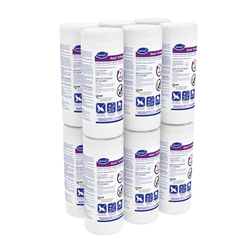 Miniatura 9 de Oxivir Diversey Tb 4599516 Toallitas desinfectantes de limpieza listas para usar, peróxido de hidrógeno acelerado, sin fragancia, hojas estándar