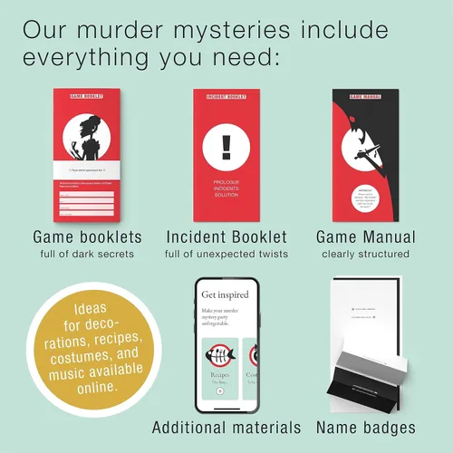 Miniatura 4 de Deadly Fame - Un moderno juego de cena de misterio de asesinato para 5-8 jugadores