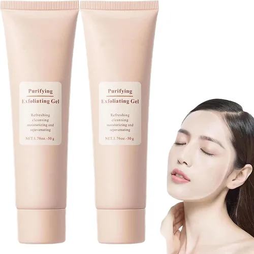 Miniatura 9 de Gel exfoliante purificador, exfoliante facial, geles hidratantes suaves para el cuerpo, limpieza profunda, para todo tipo de piel (1 unidad)