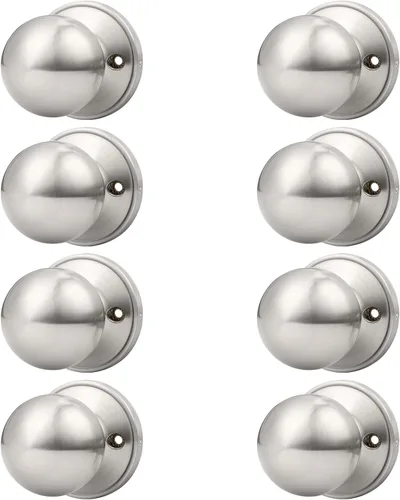 Miniatura 8 de Probrico Perillas de puerta falsas, manijas de puerta interior, pomo de puerta interior con bola redonda, pomos de despensa de armario, acabado