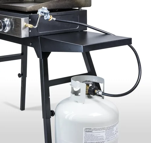 Miniatura 2 de BBQ Future Regulador con manguera adaptador de propano de repuesto para parrillas de mesa Blackstone de 17 pulgadas y 22 pulgadas