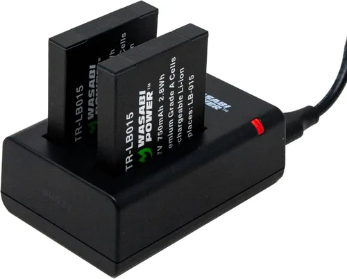 Miniatura 4 de Wasabi Power Batería (paquete de 2) y cargador dual para Kodak LB-015 y Kodak WPZ2