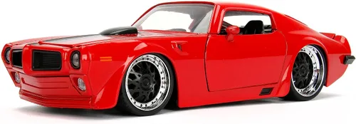 Jada Big Time Muscle 1:24 1972 Pontiac Firebird - Coche fundido a presión, juguetes para niños y adultos