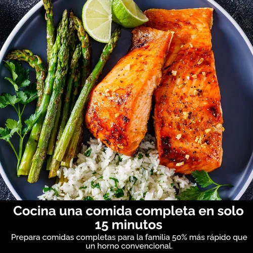 Miniatura 2 de Ninja Combi Multicocina, horno y freidora de aire, comidas completas en 15 minutos, funciones 14 en 1, cocina combinada + freír al aire, hornear