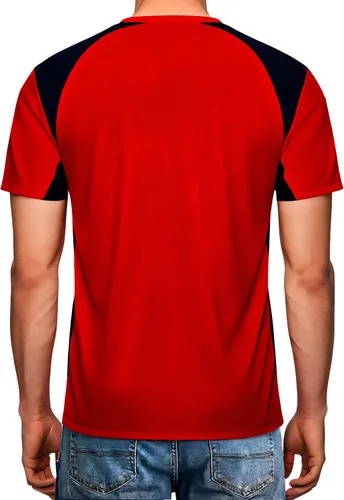 Miniatura 2 de Icon Sports Camiseta oficial del Día del Juego de la Federación de Fútbol de Estados Unidos, unisex para adultos Destacar Rojo