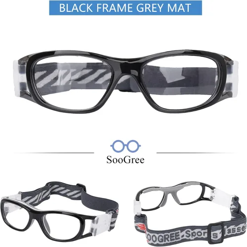 Miniatura 2 de SooGree Gafas deportivas para niños, baloncesto, regate, fútbol, fútbol, deportes, gafas protectoras de seguridad para los ojos