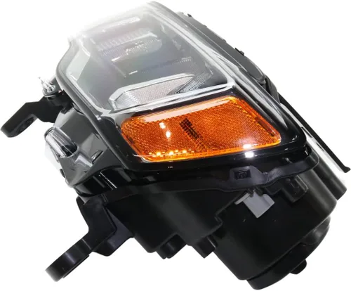 Miniatura 6 de Para Jeep Grand Cherokee 2017 2018 2019 2020 2021 lado del conductor de faros delanteros Tipo estándar Carcasa cromada Certificado CAPA