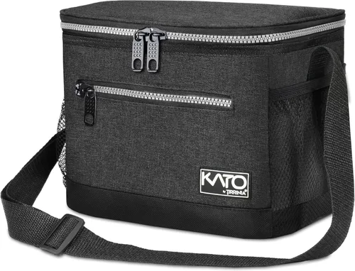 Miniatura 8 de Tirrinia Lonchera aislada para hombres/mujeres, bolsa de almuerzo a prueba de fugas para escuela y trabajo, bolsa de almuerzo grande para niños