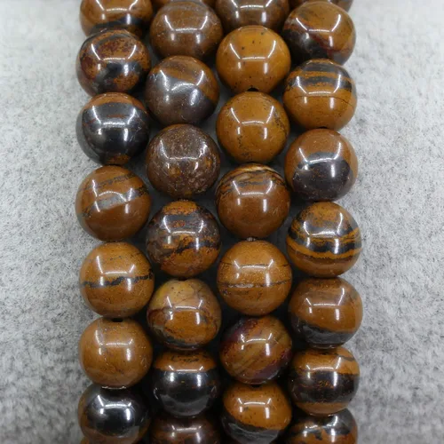 Miniatura 31 de Amandastone Pulsera elástica de cuentas redondas de 0.315 in con piedras preciosas naturales de 7 pulgadas