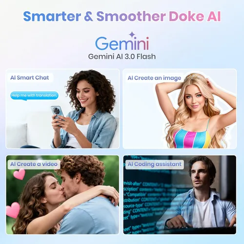 Miniatura 7 de FOSSIBOT Teléfono celular S5 Android 15 (2026), 16GB+128GB/2TB teléfono desbloqueado, pantalla de 6.88 pulgadas, batería 6000mAh 4G Dual Sim