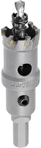 Miniatura 13 de Sierra de agujero TCT de 0.551 in, 9/16 pulgadas de diámetro de corte de carburo de tungsteno, abridor de agujeros con punta de carburo