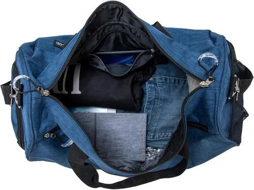 Miniatura 3 de Kuston Sports - Bolsa de deporte pequeña para hombre y mujer, bolsa de viaje con compartimento para zapatos y bolsillo húmedo.