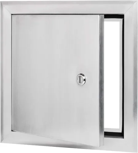 Premier Puerta de acceso universal de aluminio serie 2400 30 x 30 (con cierre de destornillador)