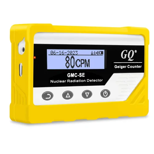 GQ GMC-SE Geiger Detector de radiación de contador Beta Gamma de rayos X portátil Medidor de monitor de radiación nuclear digital Dosímetro de