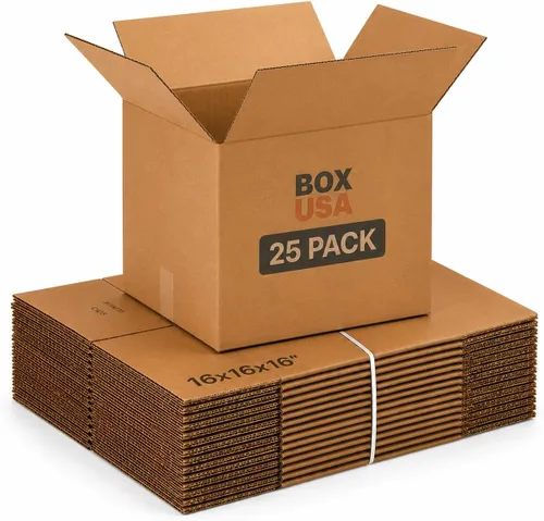 Miniatura 15 de BOX USA Cajas de envío pequeñas de 30,5 cm x 30,5 cm x 30,5 cm Paquete de 25 - Caja de cartón corrugado para mudanza, envío, embalaje, envasado