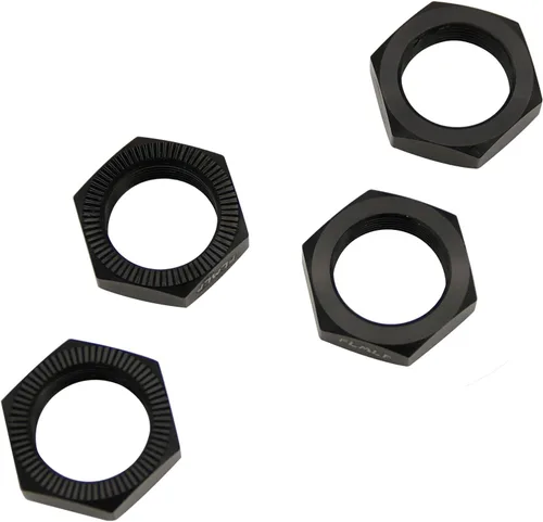 Miniatura 4 de FLMLF Juego de tuercas de rueda de aluminio para 1/5 escala Hpi RV Km Baja 5b RC piezas de automóvil (negro)