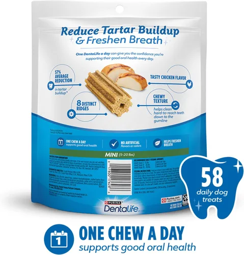Miniatura 6 de Tratamientos diarios para el cuidado oral para perros pequeños, Purina DentaLife