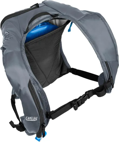 Miniatura 14 de CamelBak Zoid - Paquete de hidratación de nieve con depósito de 70 onzas, perfil bajo, para esquí y snowboard, gris/naranja 2.0