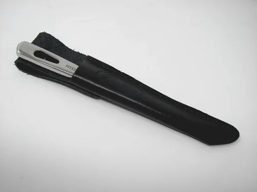 Miniatura 7 de Myerchin A009 Professional Marine Marlinspike - Herramienta de empalme de acero inoxidable sólido con funda de cuero genuino y correa de cordón