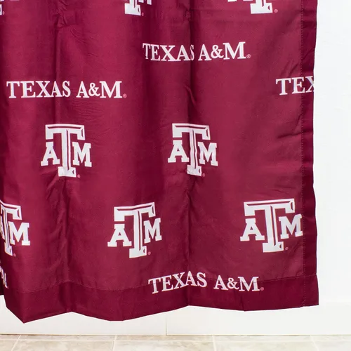 Miniatura 6 de College Covers Everything Comfy Texas A&M Aggies Cortina de Ducha Brillante y Colorida Cover