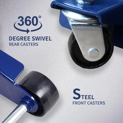 Miniatura 5 de Gato hidráulico de piso resistente de 3 toneladas para automóvil (6600 libras) con bomba de pistón único, elevación rápida, rango de elevación