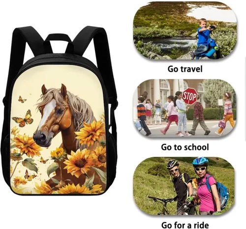Miniatura 82 de HUGS IDEA Los animales frescos 3D niños escuela libro bolsa niños impresión mochilas, Baloncesto, Moderno