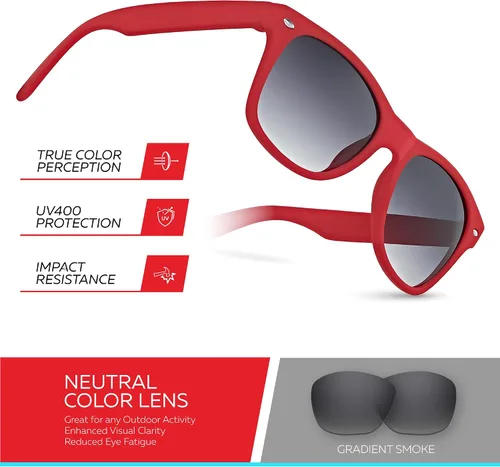 Miniatura 155 de Retro Rewind Lentes de sol para niños y niñas de 3 a 12 años, inastillables, UV400, lentes de sol para niños pequeños