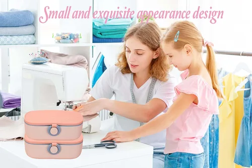 Miniatura 6 de FKOG Kit de proyecto de costura, 135 piezas de suministros de costura familiares de primera calidad, kit de reparación de hilo de coser, accesorios