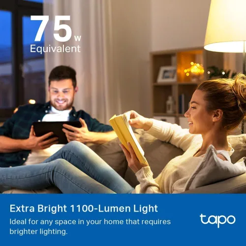 Miniatura 4 de TP-Link Tapo - Bombillas inteligentes, 1100 lúmenes de alta luminosidad (equivalente a 75 W), certificadas por Matter, bombilla LED RGBW de 16