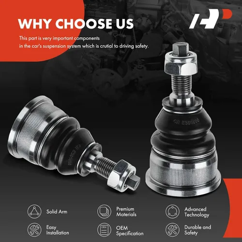 Miniatura 5 de A-Premium 2 rótulas delanteras inferiores, compatibles con Jeep Liberty 2002 2003 2004, Sport Utility, L4 2.4L y V6 3.7L solamente