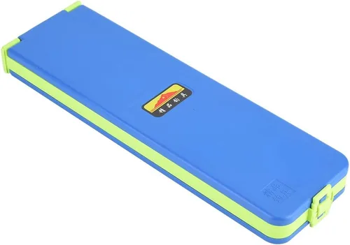 Miniatura 7 de Caja sublina de pesca plegable de doble cara, portátil, 2 capas, líneas sublinas, gancho de pesca, caja de almacenamiento, contenedor organizador