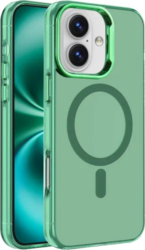 Miniatura 54 de S. Tedazo Funda magnética para iPhone 7/8 Plus (5.5 pulgadas) compatible con MagSafe, [no amarillenta] delgada, a prueba de golpes, funda para Negro