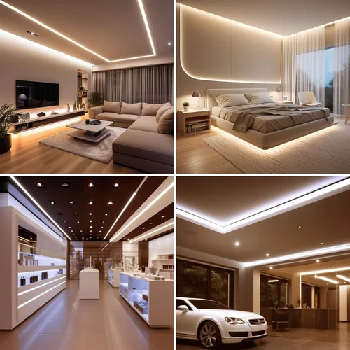 Miniatura 5 de BENLUN Tira de luz LED COB de 48 V, 65.6 pies, 3000 K, luz blanca cálida, flexible, cortable, luces de cinta LED 8W/M 480LEDs/M CRI 92 con fuente