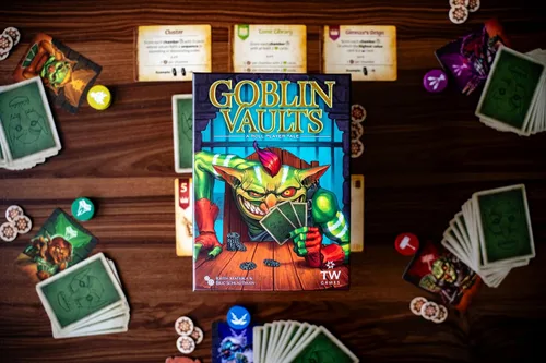 Miniatura 3 de Juego de mesa Goblin Vaults Outwit & Outbid to Fill Your Vaults with Loot Juego de cartas familiar de estrategia para tomar trucos 30-45